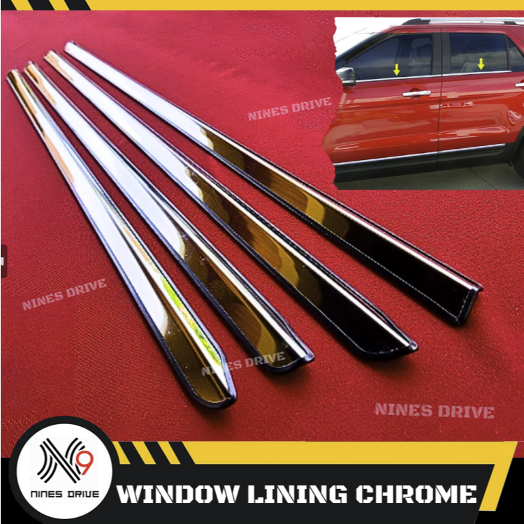 Window Lining Chrome - Alza Myvi Bezza Axia Viva Kelisa Kancil Kenari ...