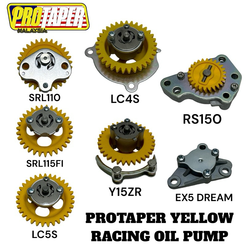 Y15/LC4S/LC5S/SRL/RS/EX5 PROTAPER RACING OIL PUMP GEAR SET RED | Shopee ...