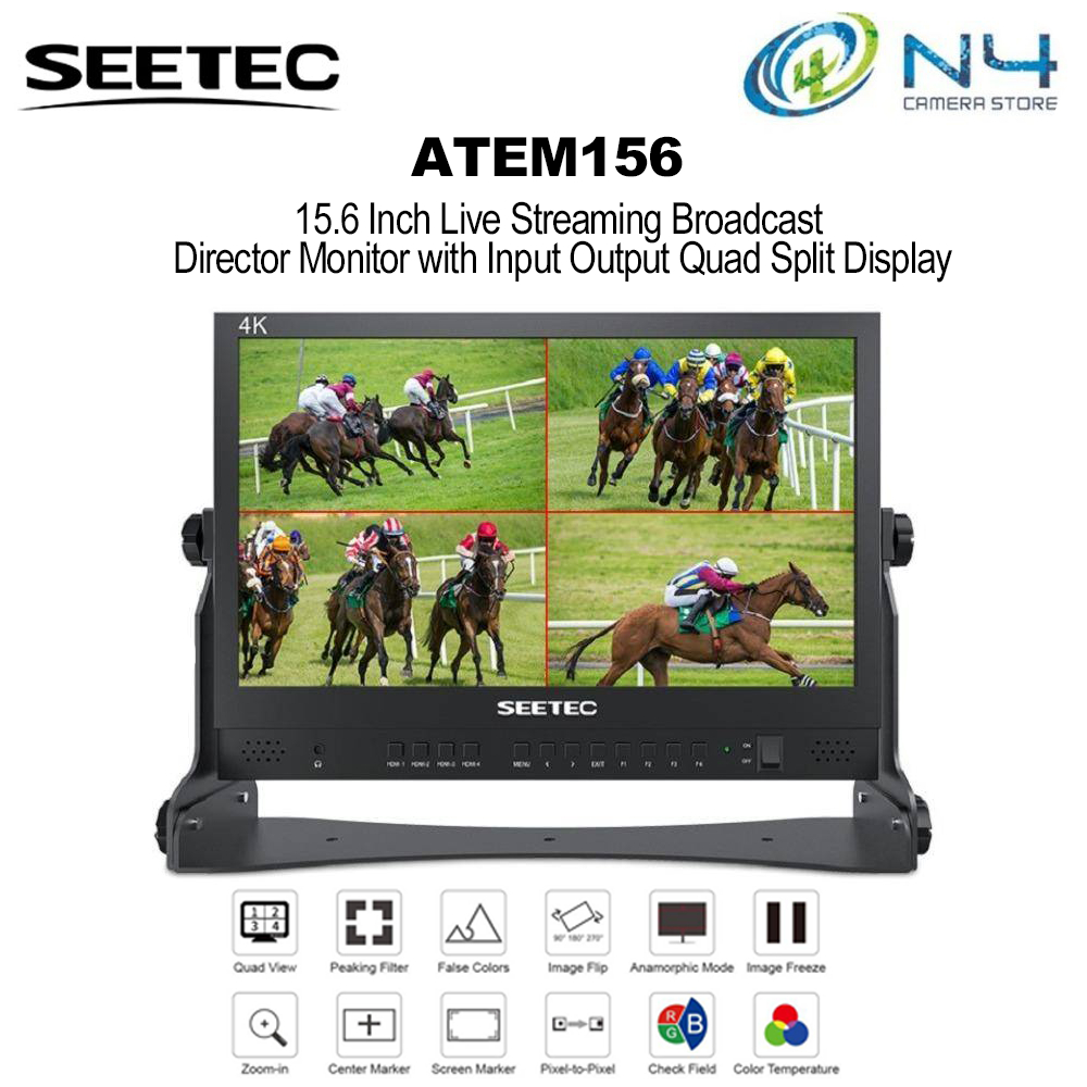 SEETEC ATEM156 / ATEM156-CO 15.6 Inch Live Streaming Broadcast Director ...