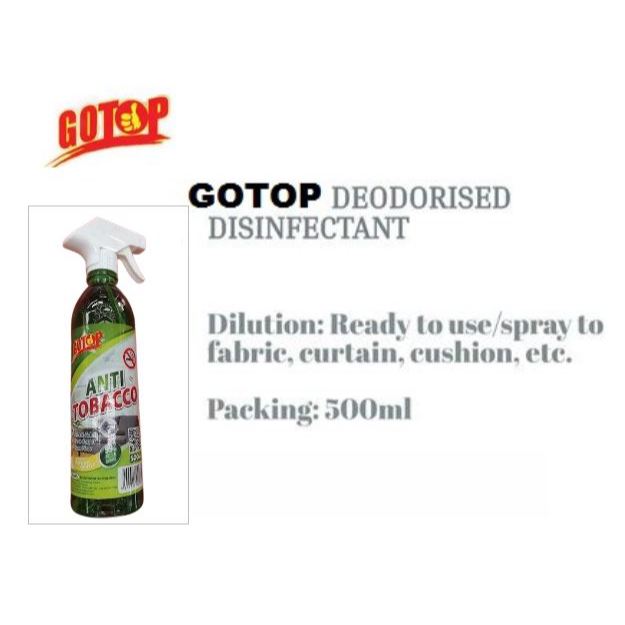 GOTOP Deodorised Disinfectant Green (500ml) | Shopee Malaysia