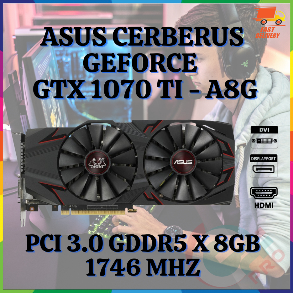 Cerberus Geforce Asus Gtx 1070ti Asus Cerberus Geforce Gtx 1070 Ti