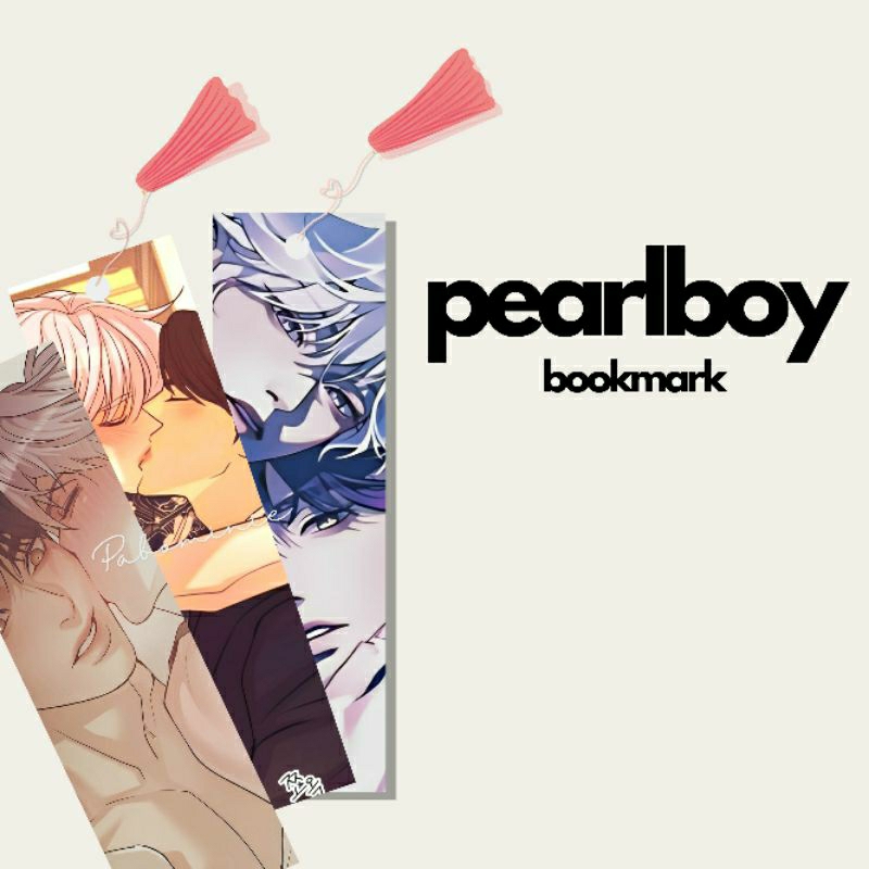 [BOOKMARK] Manhwa Anime Bookmark with tassel pearl boy shutline jinx bl ...