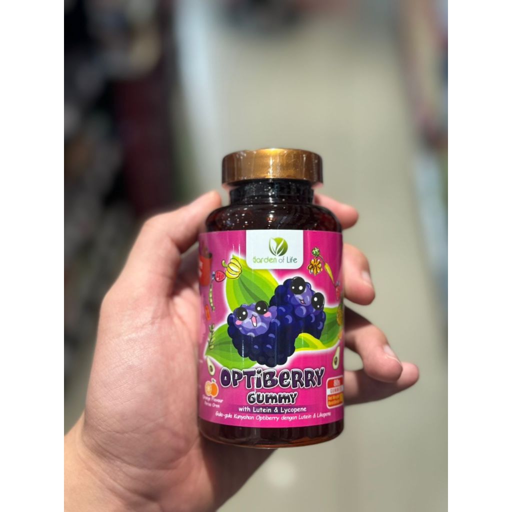 GARDEN OF LIFE OPTIBERRY GUMMIES LUTEIN & LYCOPENE (80'S) KIDS FORMULA ...