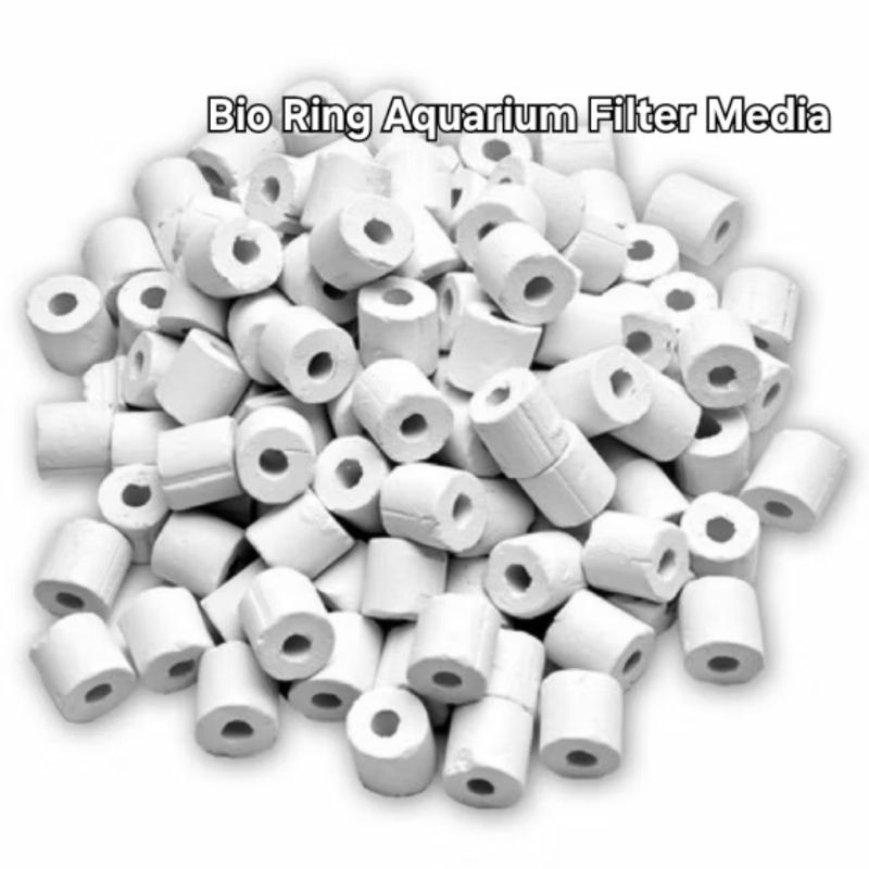 1kg Ceramic Bio Ring Aquarium Filter Media Fish Tank Filter Media ...