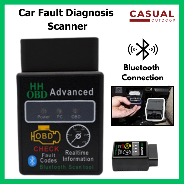 Bluetooth Car Diagnostic Scanner Wireless Scan Engine Error Code ...