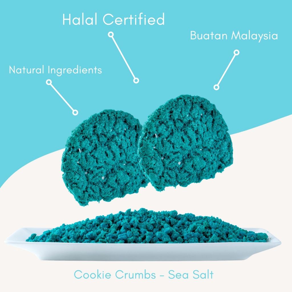 Grandea Cookie Crumbs Sea Salt 454g | Blue Velvet | Halal Certified ...