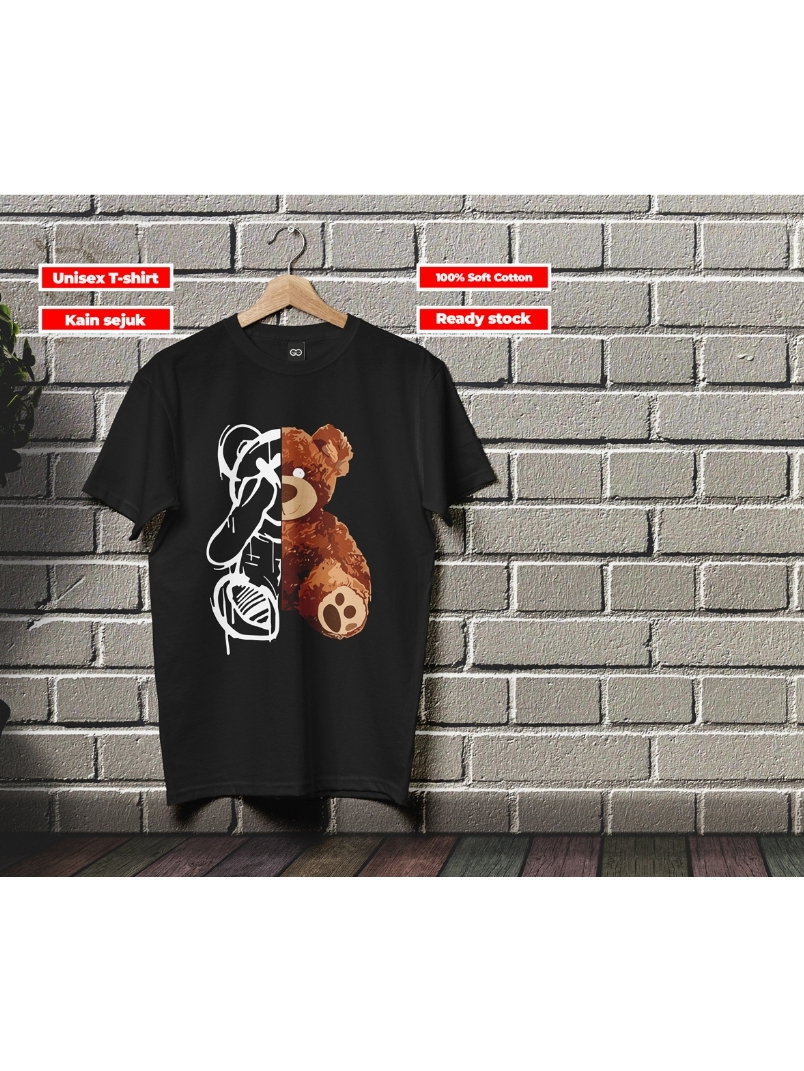 Men's Cotton Sticker Printed T-Shirt TTMPS88 – Sleek and Stylish in ...