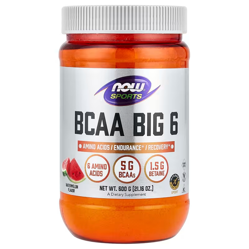 NOW Foods, Sports, BCAA Big 6, Watermelon, 21.16 oz (600 g) | Shopee ...