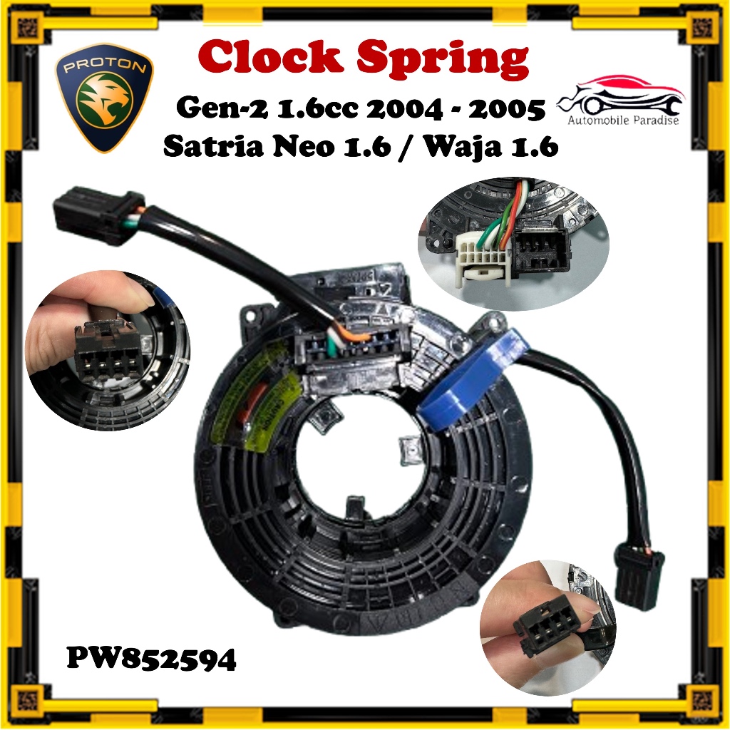 Proton Gen-2 / Satria Neo / Waja - Clock Spring / Airbag Spiral Cable ...