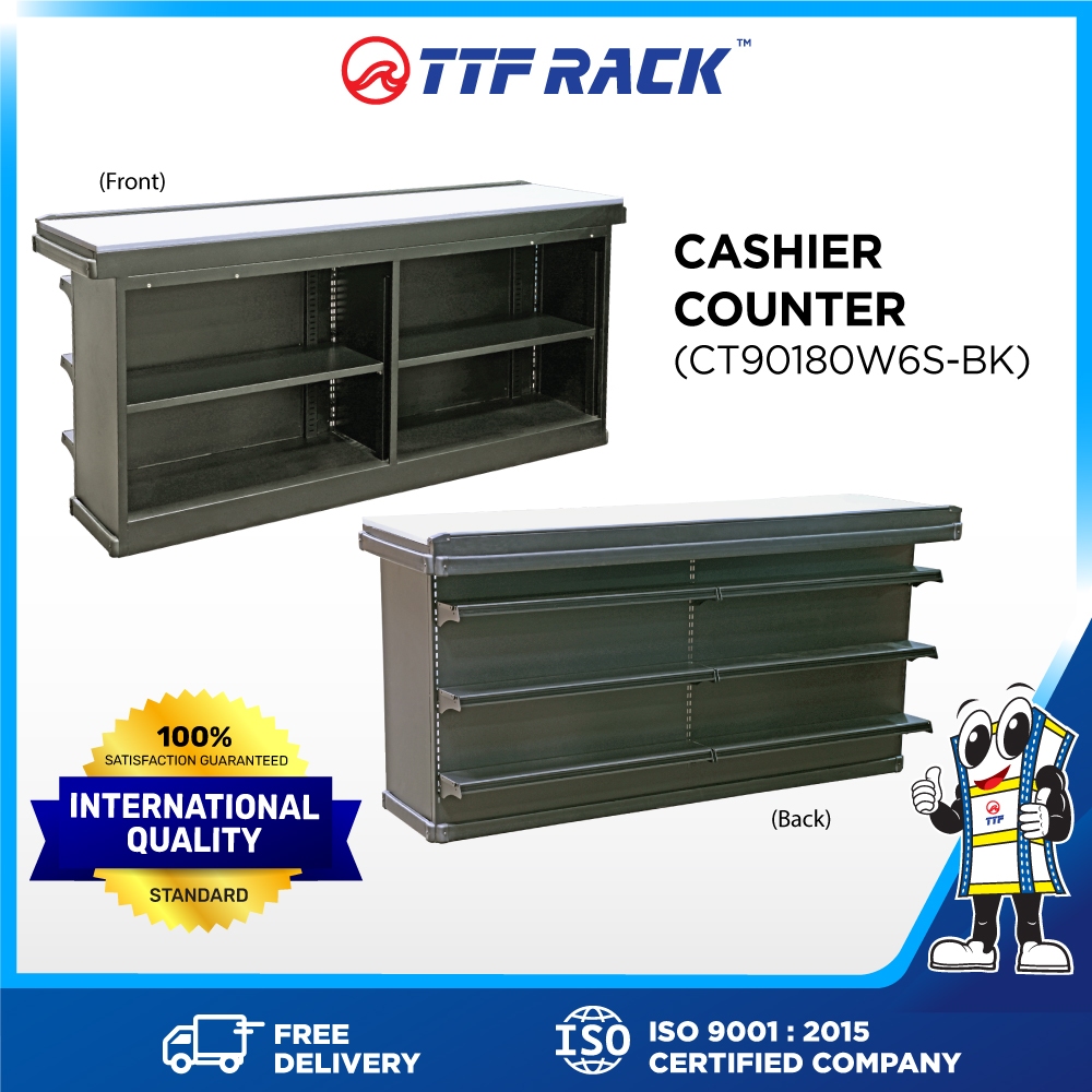 TTF Rack™ (CASHIER COUNTER SERIES )CT1160B/ CT1800B/ CT90180W6S ...