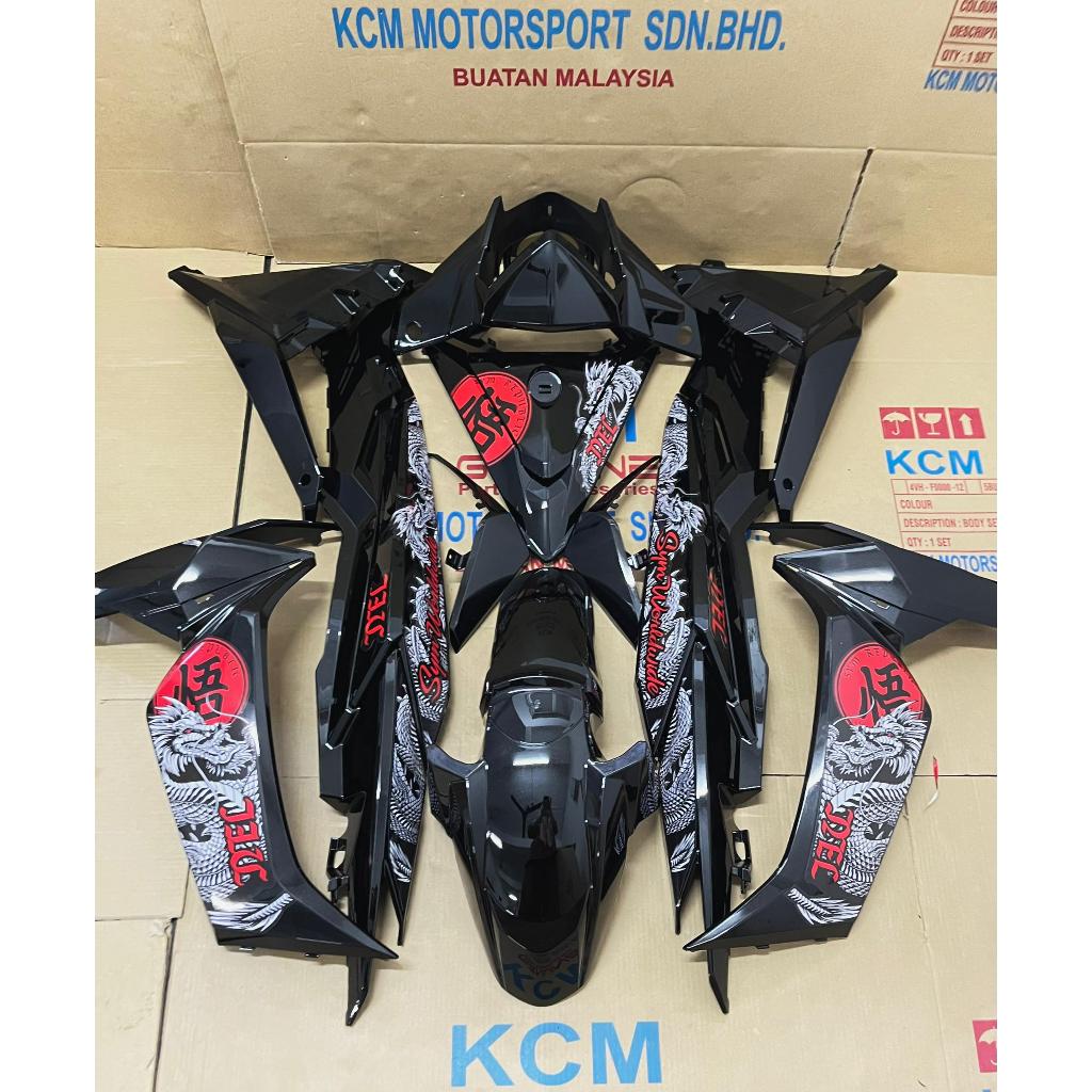 COVER SET SYM VF3I CUSTOM DRAGON SIAP PASANG STICKER | Shopee Malaysia