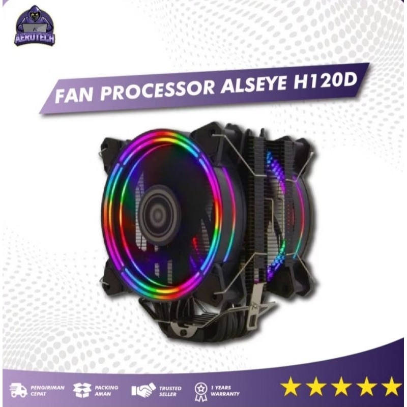 Alseye H120D universal cpu air cooler (used) | Shopee Malaysia