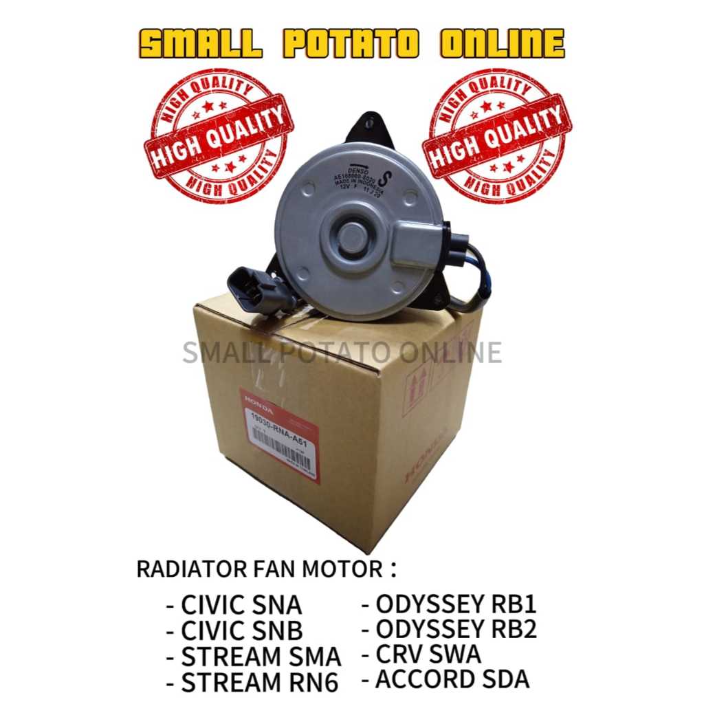 ( OEM ) RADIATOR FAN MOTOR HONDA CIVIC SNA , SNB ,ACCORD SDA ,STREAM ...