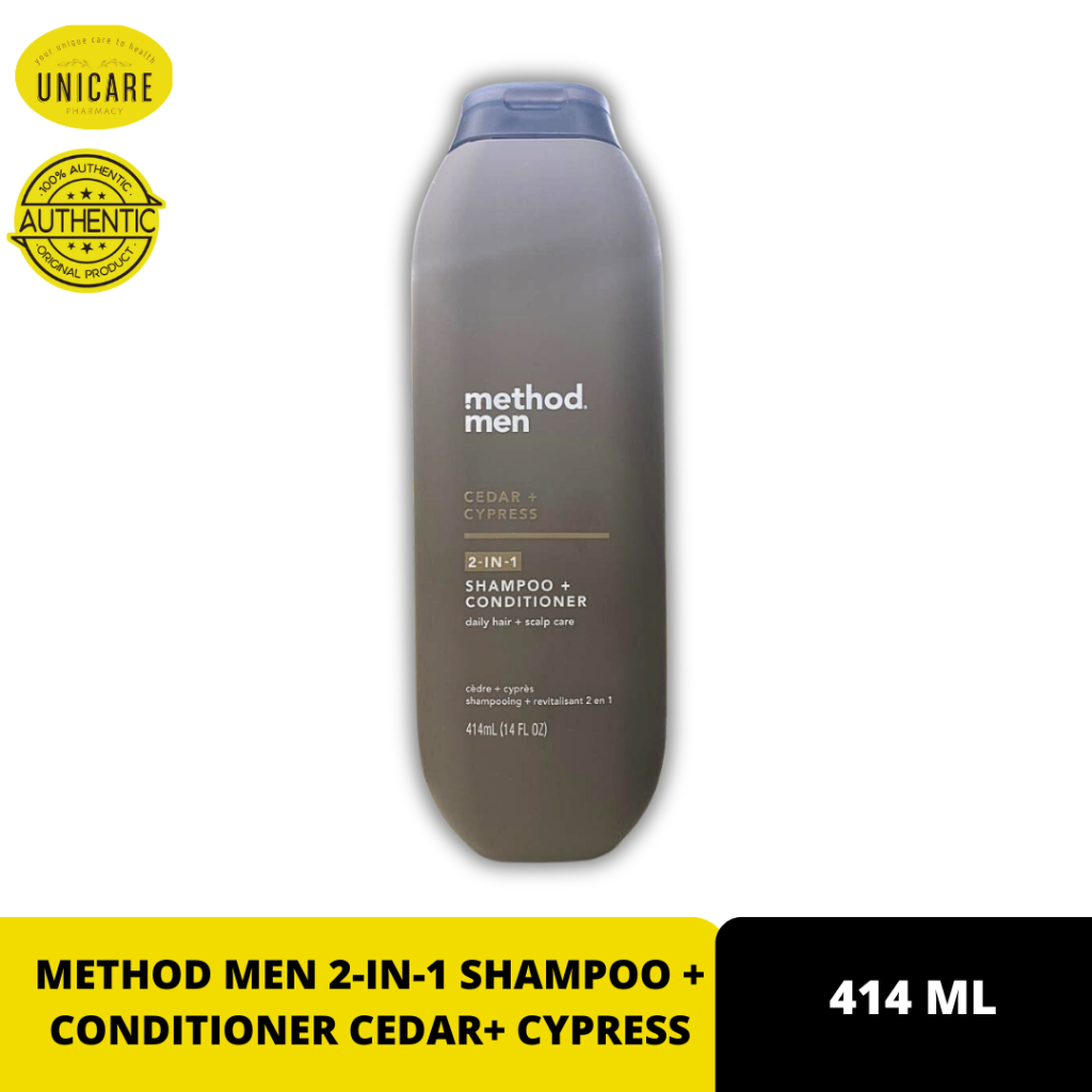METHOD MEN 2-IN-1 SHAMPOO + CONDITIONER CEDAR+ CYPRESS 414ML | Shopee ...