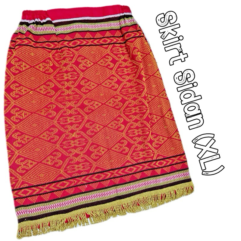 SKIRT SIDAN IBAN INSTANT SARUNG TRADISIONAL MOTIF PUA | Shopee Malaysia