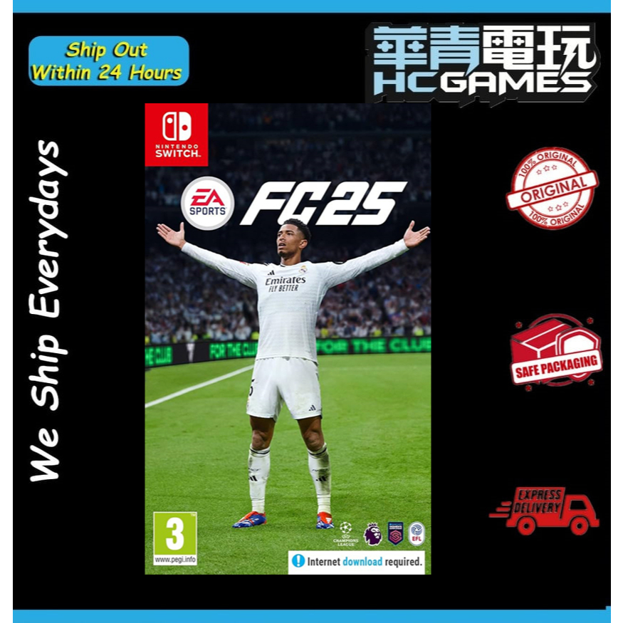 Switch FC 25 (English-Catridge-New Seal) FIFA 25 EA Sports FC 25