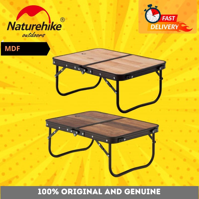 🔥100% ORIGINAL🔥 Naturehike NH20JJ028 Small MDF Folding Table | Shopee ...