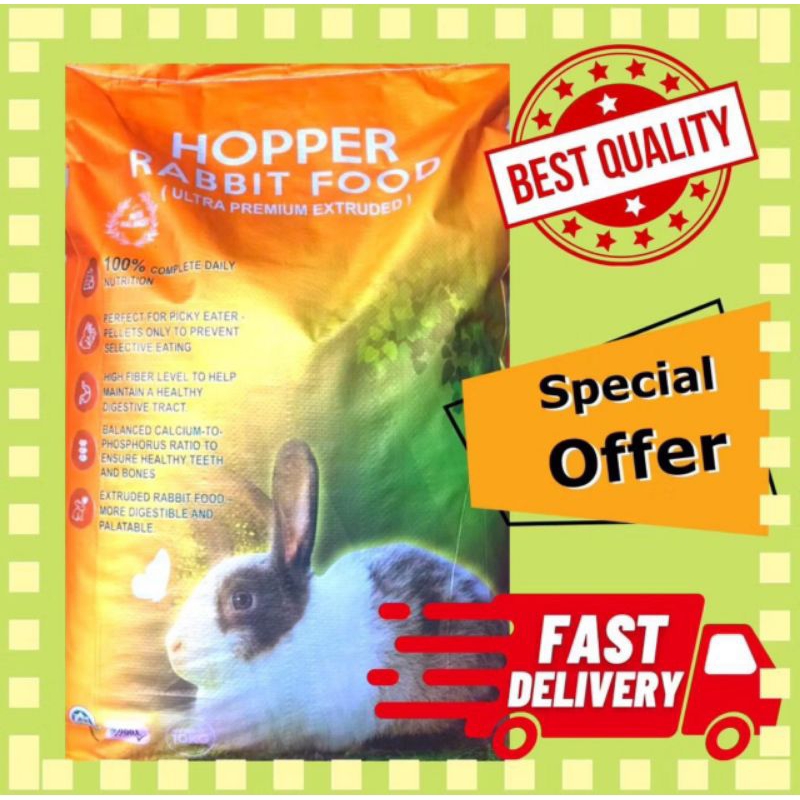 Hopper Rabbit Premium Food 10kg/Makanan Arnab 10kg | Shopee Malaysia