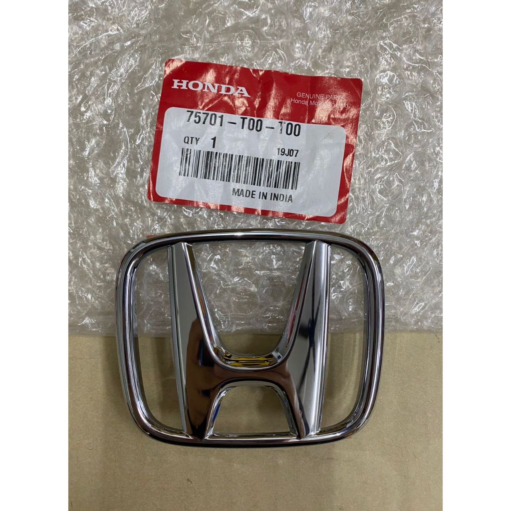 Black Rear Trunk Emblem – Fits 2018-2022 Honda Accord 4-Door Sedan – 75701-TVA-A00