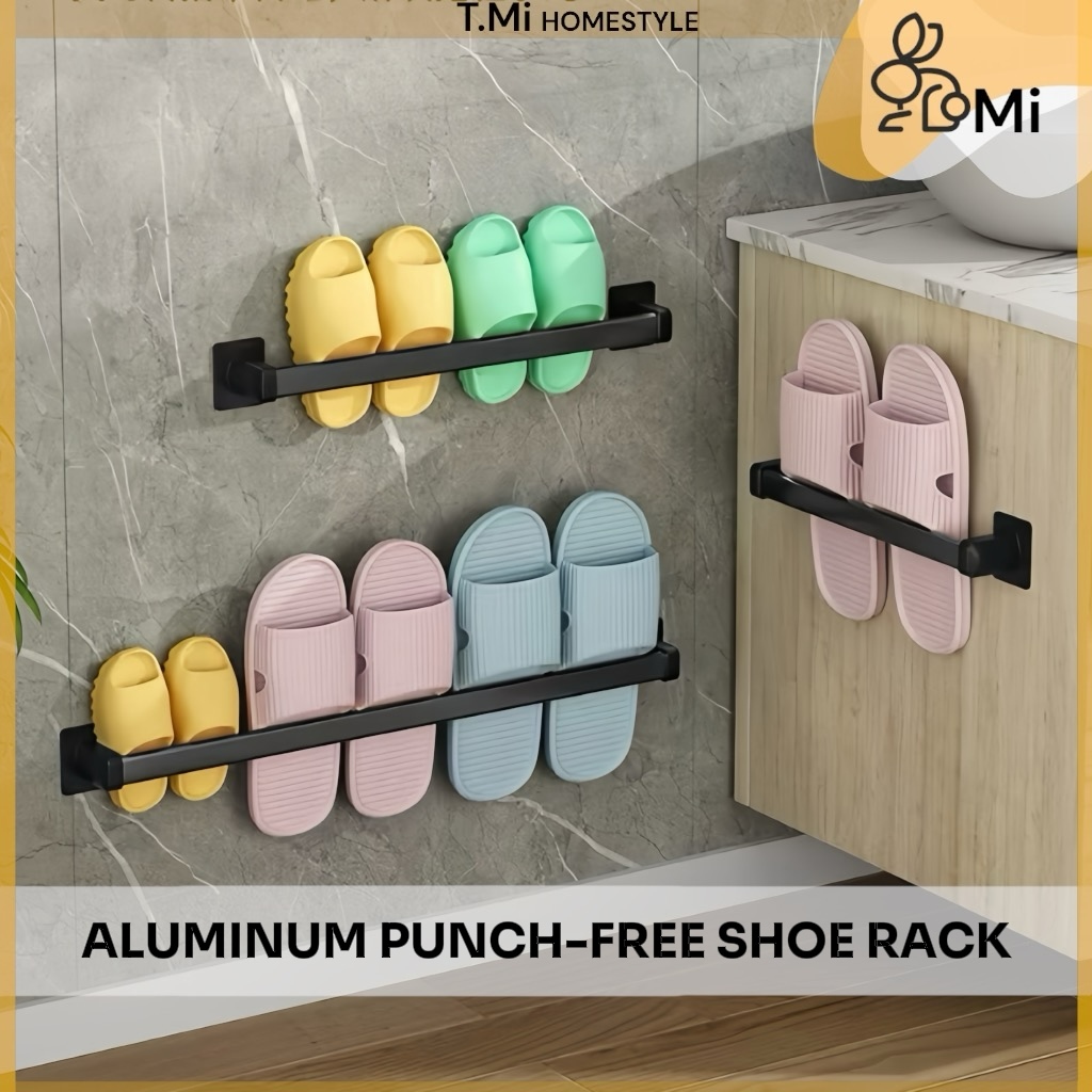 TMi Rack Aluminum Shoe Rack Towel Rack Bathroom Slippers Rack Toilet ...