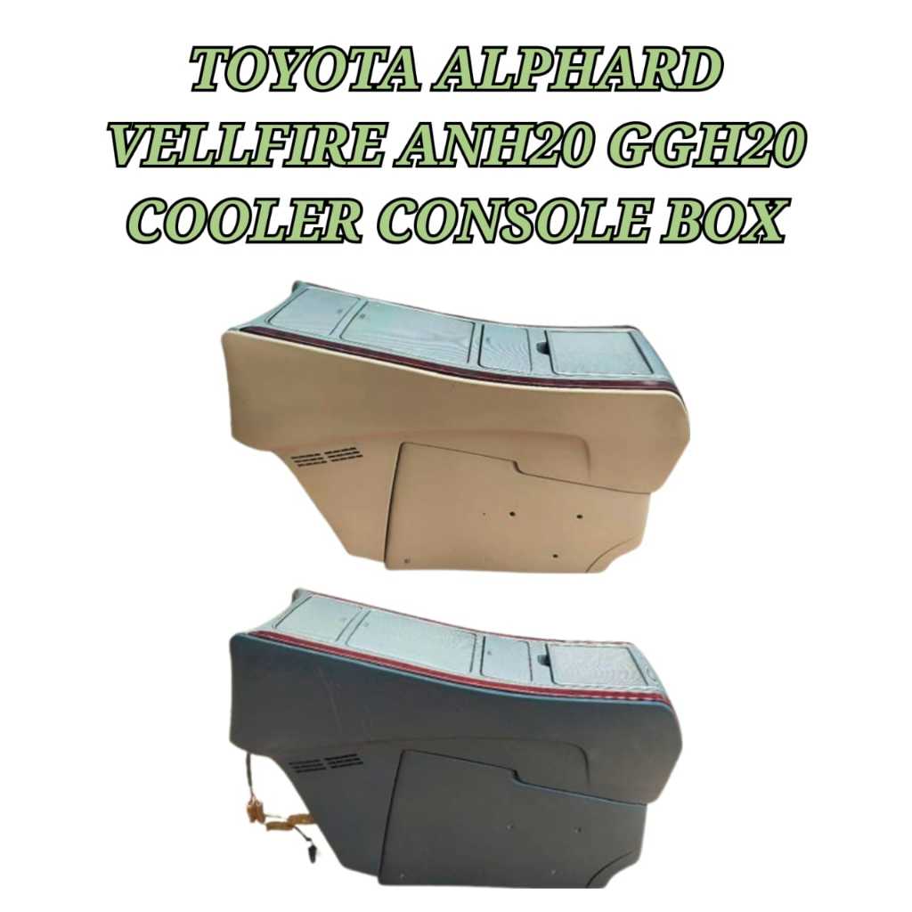 Center Cooler Console Box / Kotak Konsol Tengah Toyota Alphard Vellfire ...