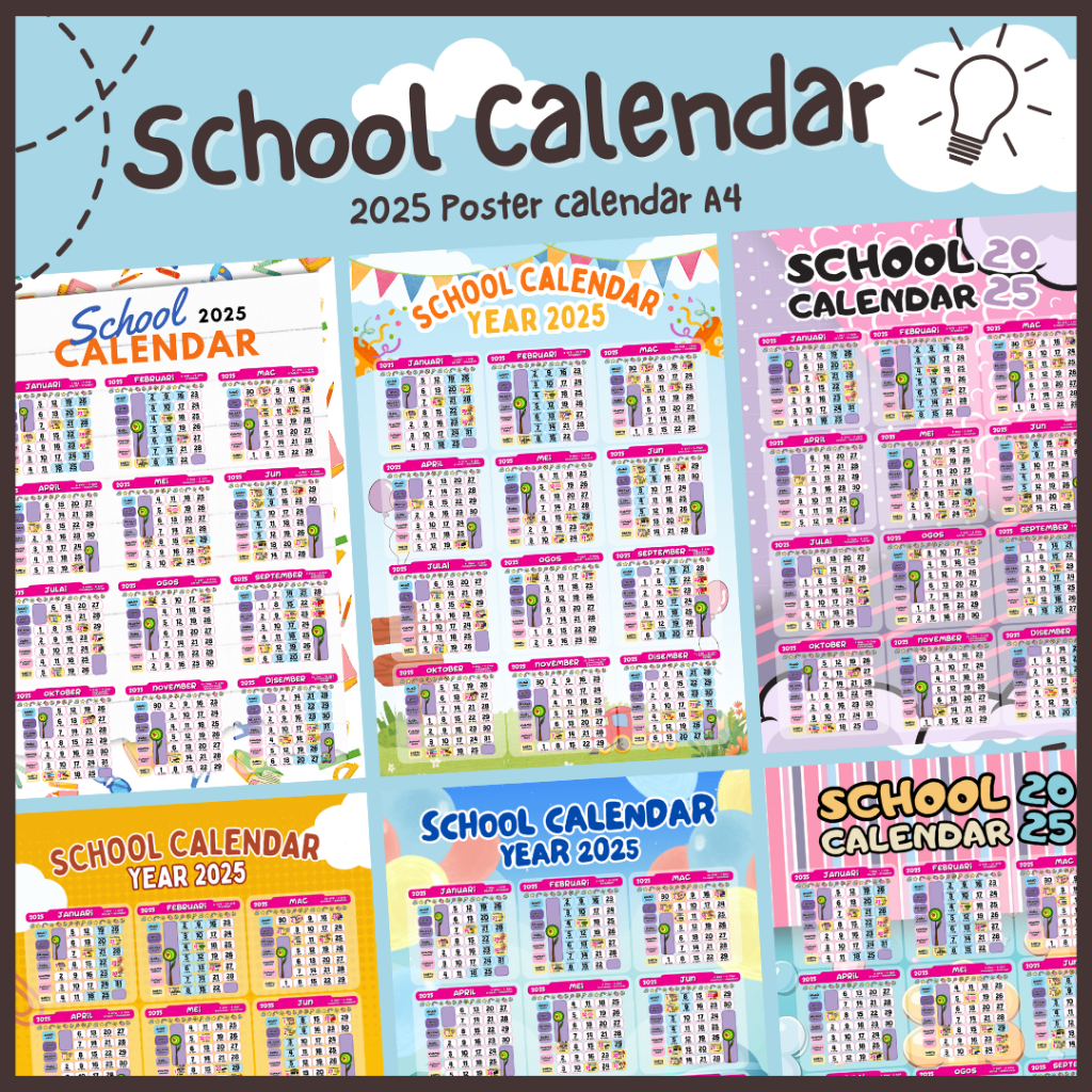 Custom Poster Calendar 2025 