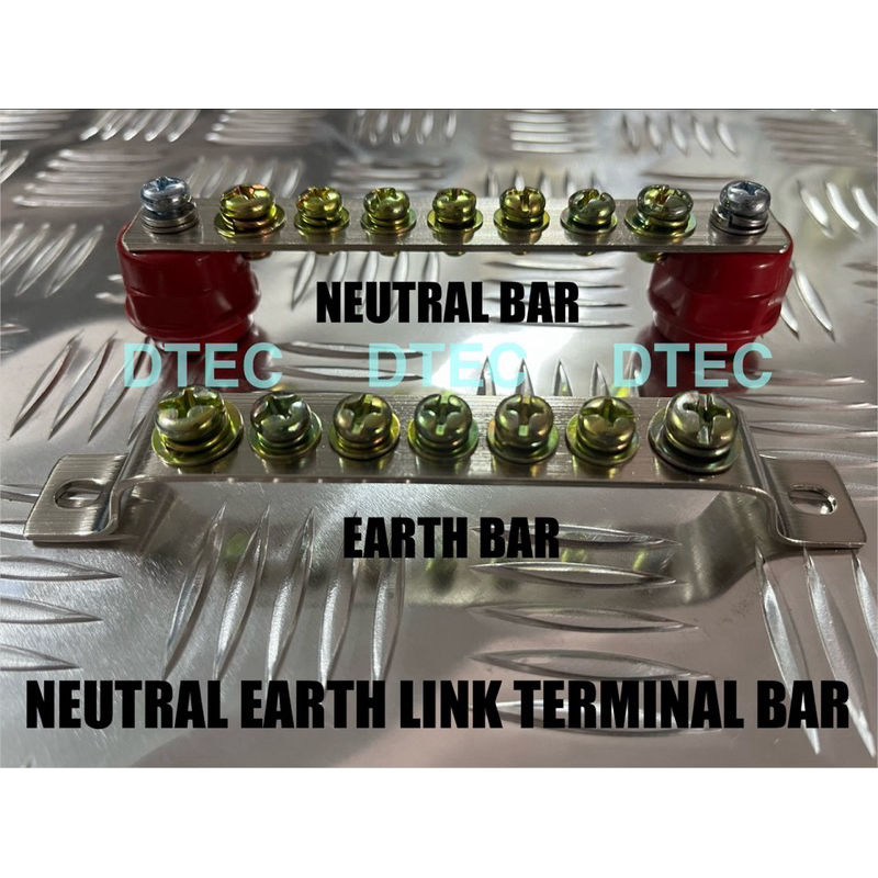 1Pcs - 5 / 7 / 10 Way Brass Neutral Earth Terminal Bar for Neutral ...