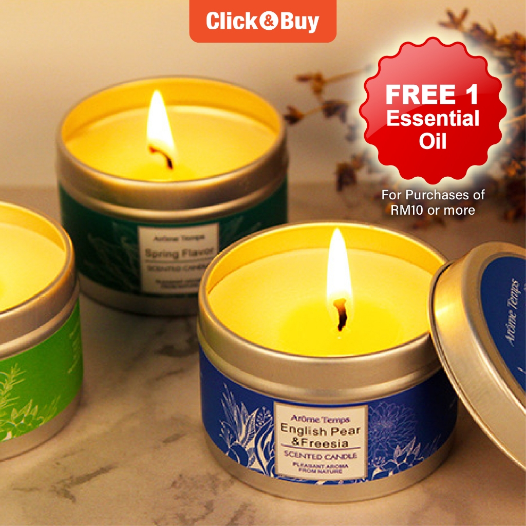 Scented Candles Door Gift Set Aromatherapy Soy Wax Candle Essential Oil ...