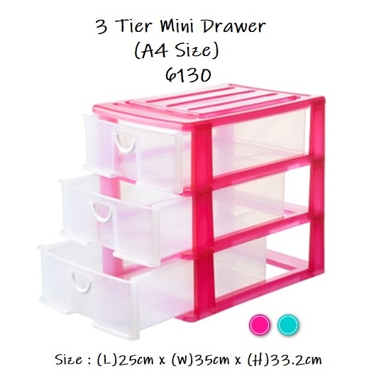 Mini Multi-layer Drawer Storage Cabinet Office Desk Sundries Storage ...