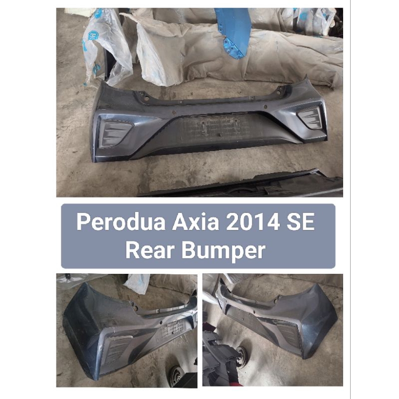 Perodua Axia bumper 2014-2016 Rear Bumper, Bampar belakang Sila Tanya ...
