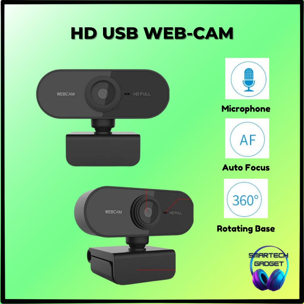 Cámara Web USB Con Micrófono 360° Grados Ajustable HD Para PC,  Laptop, Skype Y MSN Imagen Nítida
