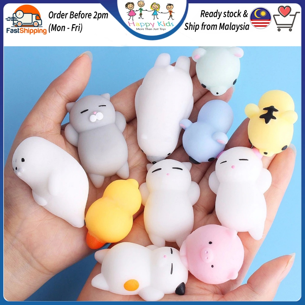 [Happy Kids] Decompression Toy Squeeze Anti Stress Mochi Squishy Toys ...