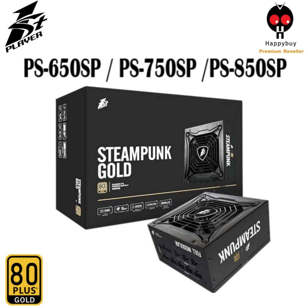 1st Player STEAMPUNK 80PLUS GOLD 850W 750W 650W Full Modular Power ...