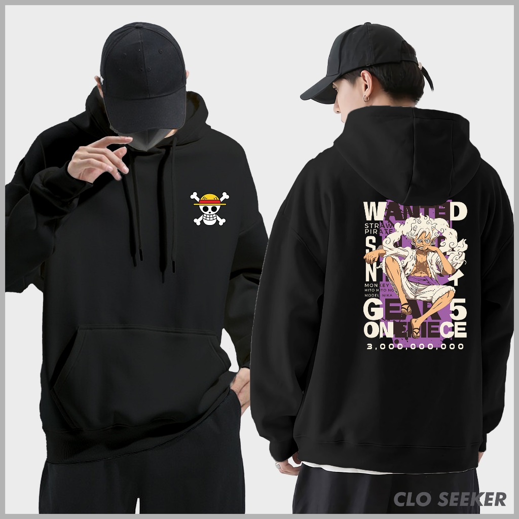 One Piece Luffy Gear 5 Hoodie Anime Print Pullovers Hoodie Hip Hop Streetwear Hoodie Man Baju Hoodie Lelaki Shopee Malaysia