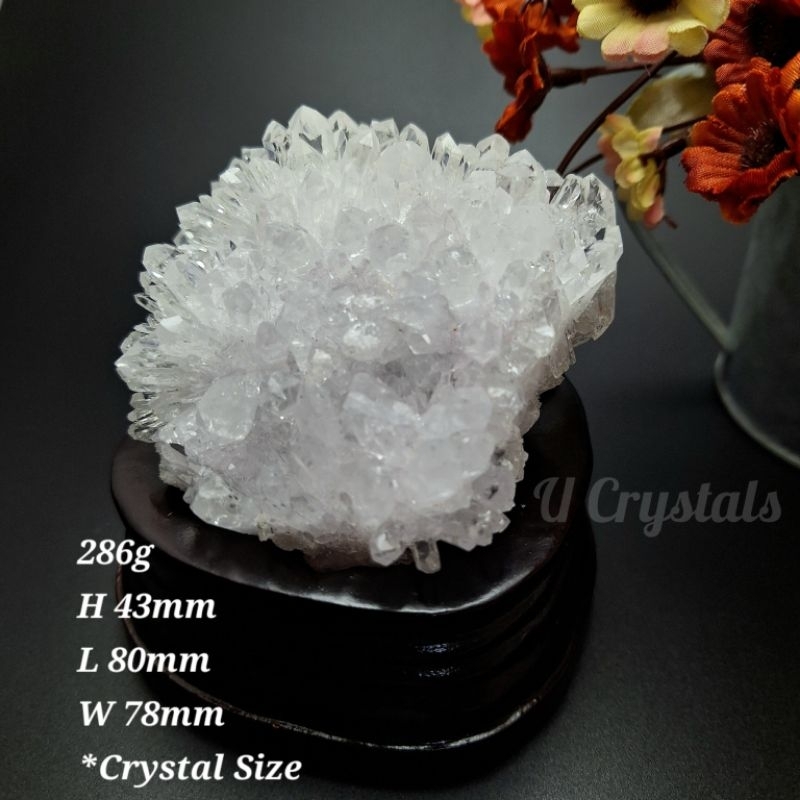 水晶 AA級透明度】激レア】白水晶クラスタ 山模様self-healed quartz