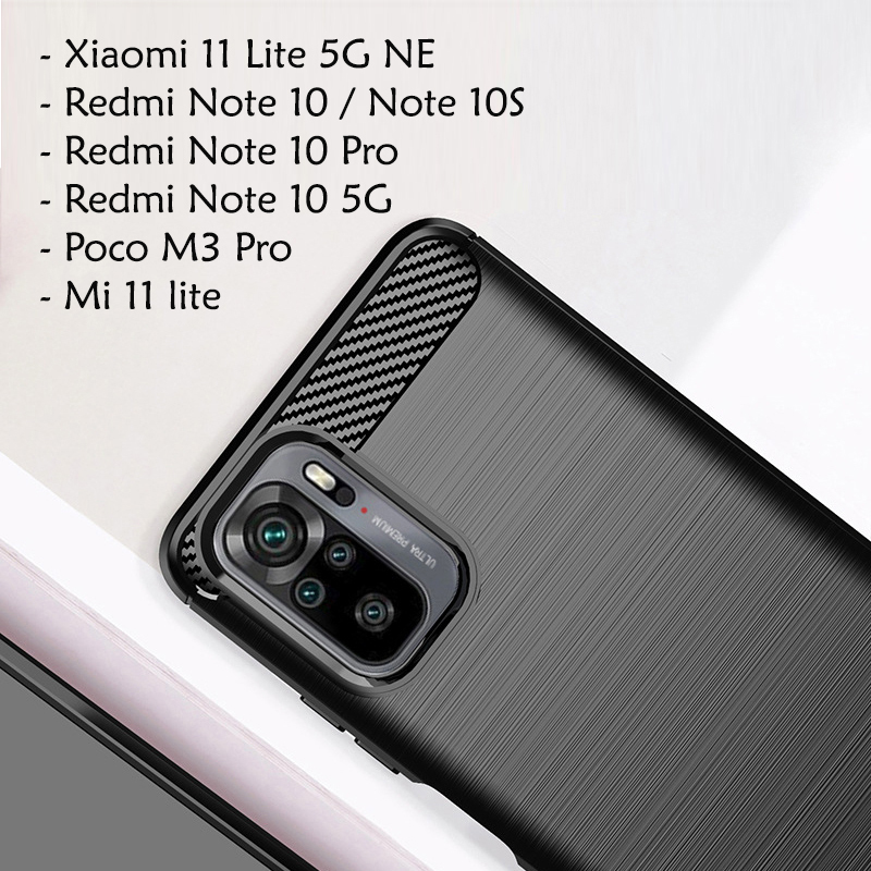 Xiaomi Mi 11 Lite 5G NE Redmi Note 10 5G 10S Note 10 Pro Poco M3 Pro Case  Brushed Soft Casing Cover