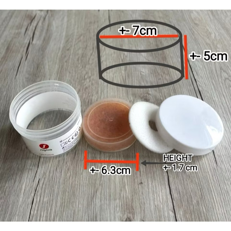 Set of drying jar + drying capsule ( big size: 63mm, 30 g ) | Shopee ...