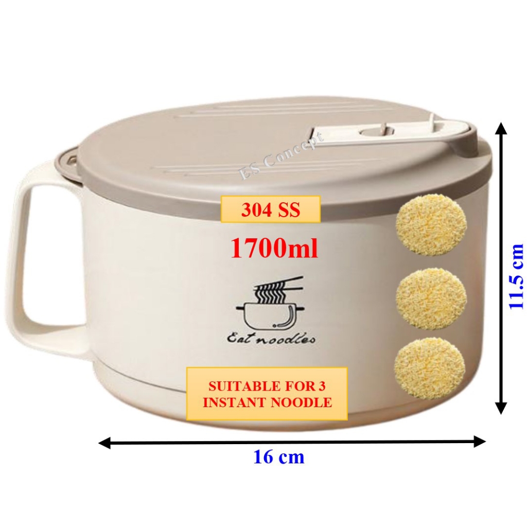 Noodle mug Noodle bowl 1700ml instant noodle cup Large noodle cup ...