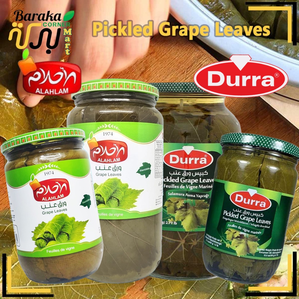 Grape Leaves | Durra Pickled Grape Leaves Alahlam | Daun Anggur ...
