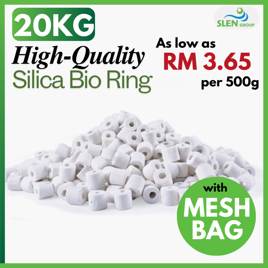 SLEN Bio Ring White 20 KG Guni Bag High Quality Aquarium Bio Filter ...