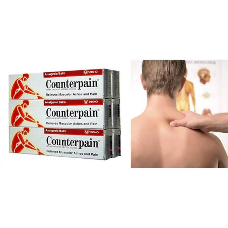 Cool Balm Relaxing Cream Pain Relief COUNTERPAIN BALM 60g 120g | Shopee ...