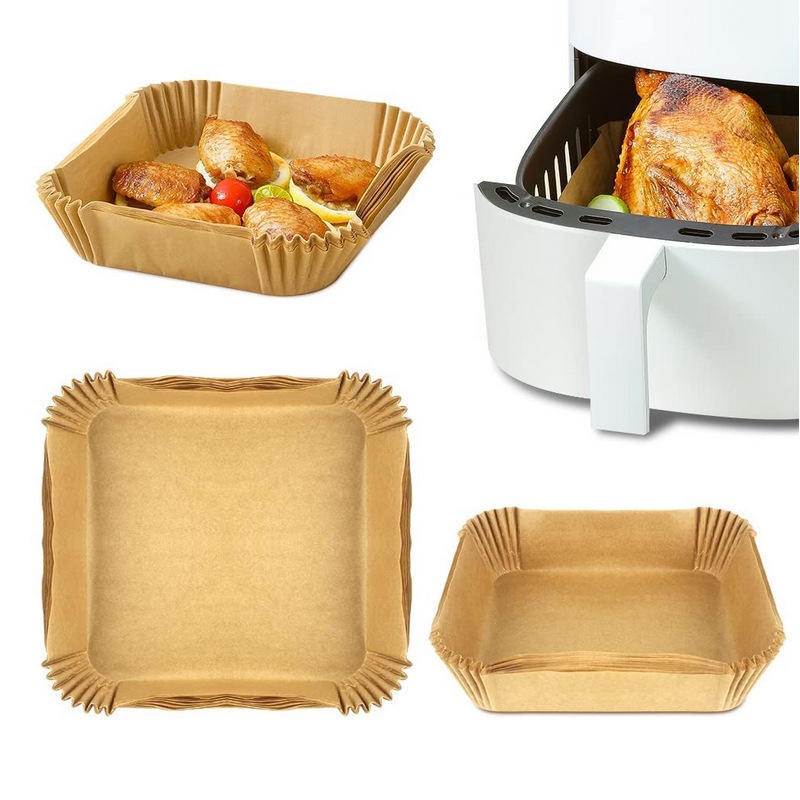 Disposable Air Fryer Baking Papers Non-Stick Steamer Round Parchment ...