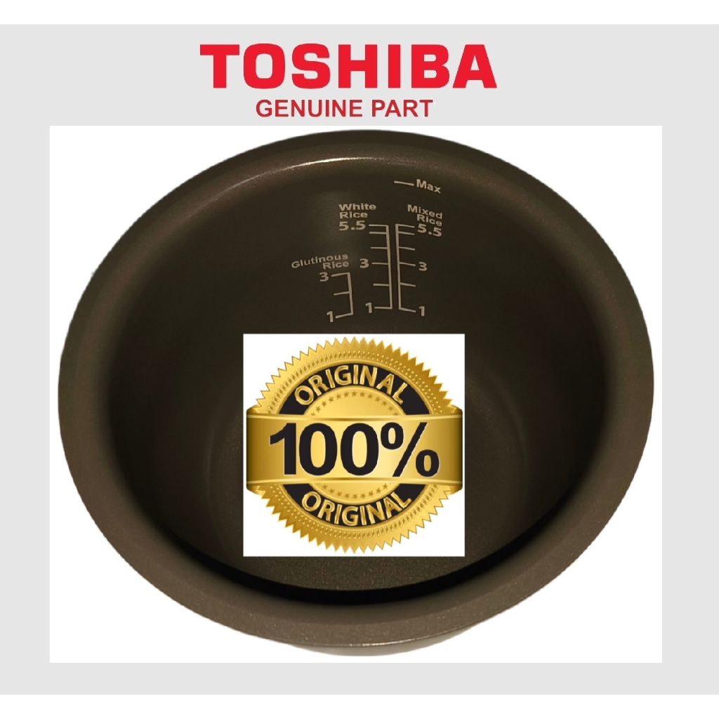 Original Toshiba Non Stick Inner Pot Inner Pan For Digital Rice Cooker ...
