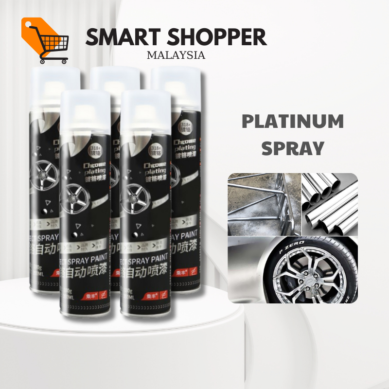 Stainless Silver Spray Paint 350ML Stainless Steel Chrome Paint