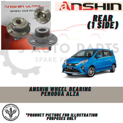 PERODUA ALZA 100% (ANSHIN) WHEEL BEARING (REAR) | Shopee Malaysia