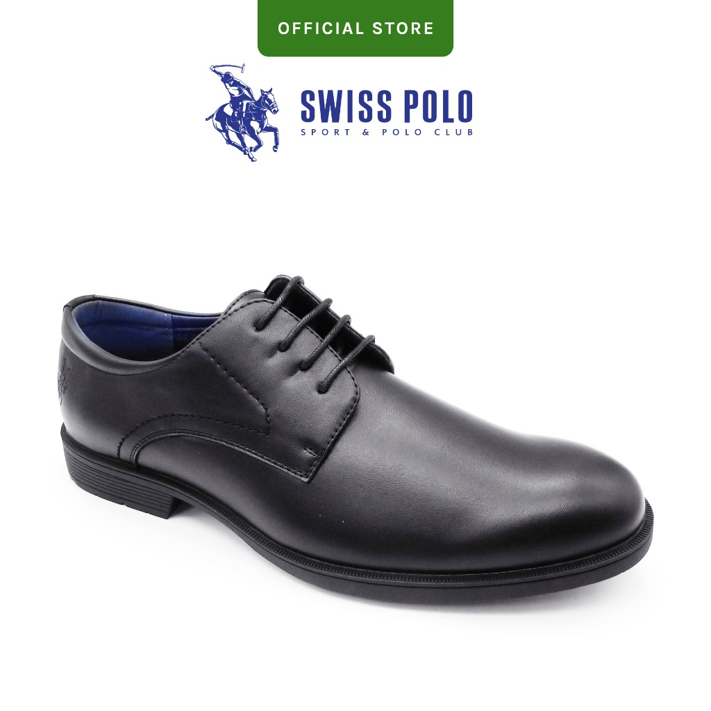 Swiss Polo Men s Formal Office Lace up Dress Shoes 1007 Shopee Malaysia