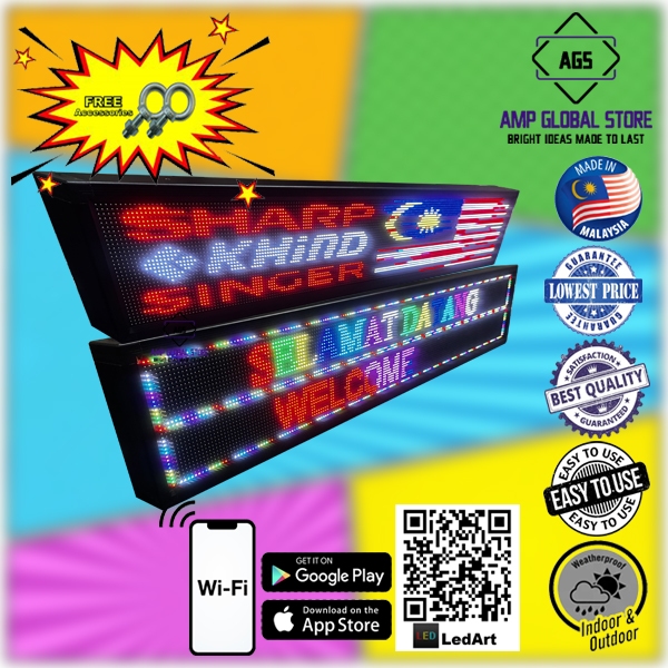 LED DISPLAY SIGNBOARD P10 (FULL COLOUR) SINGLE COLOUR , 2 LAYER ...