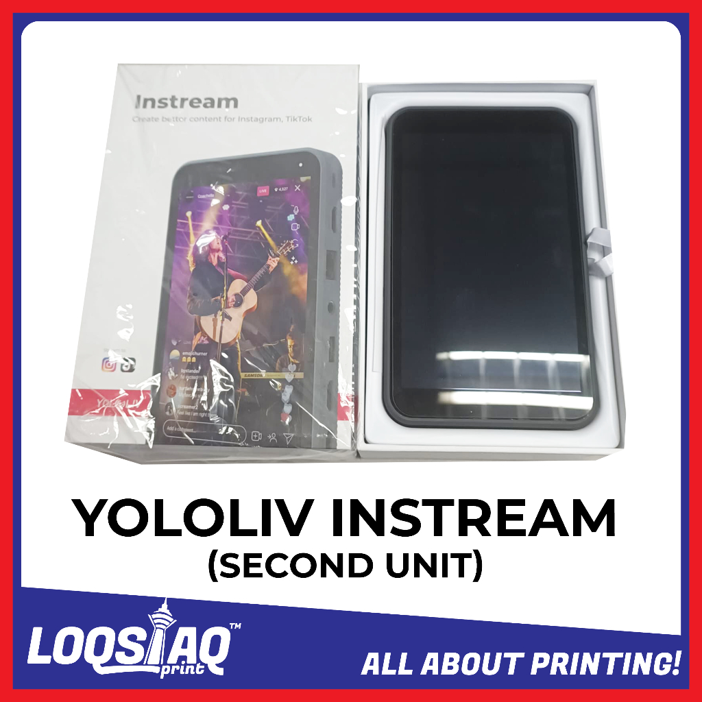 YoloLiv Instream Vertical Live Streaming (Second Unit) | Shopee Malaysia