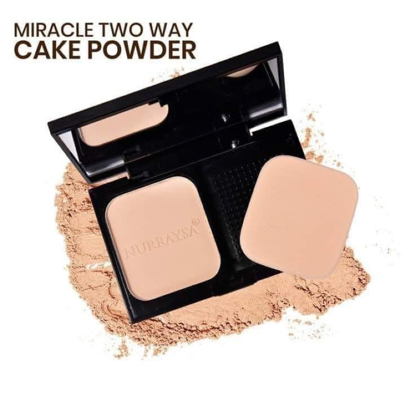 Miracle Two Way Cake Powder Nurraysaa (New Look) | Shopee Malaysia