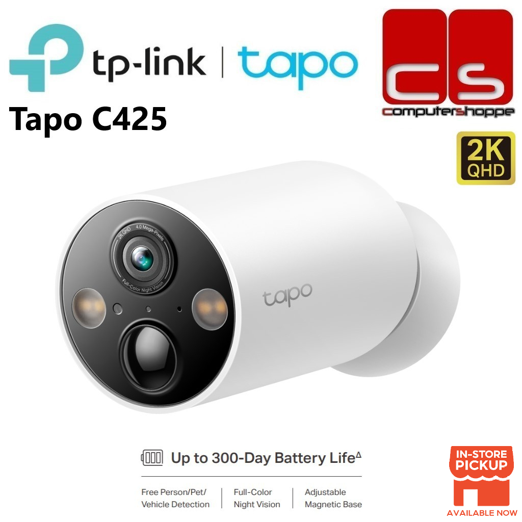 TP-Link Tapo C425 Smart Wire-Free Security Camera | Shopee Malaysia